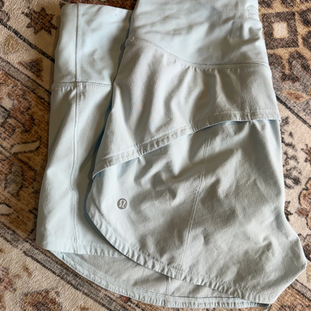 Lululemon light- blue athletic shorts